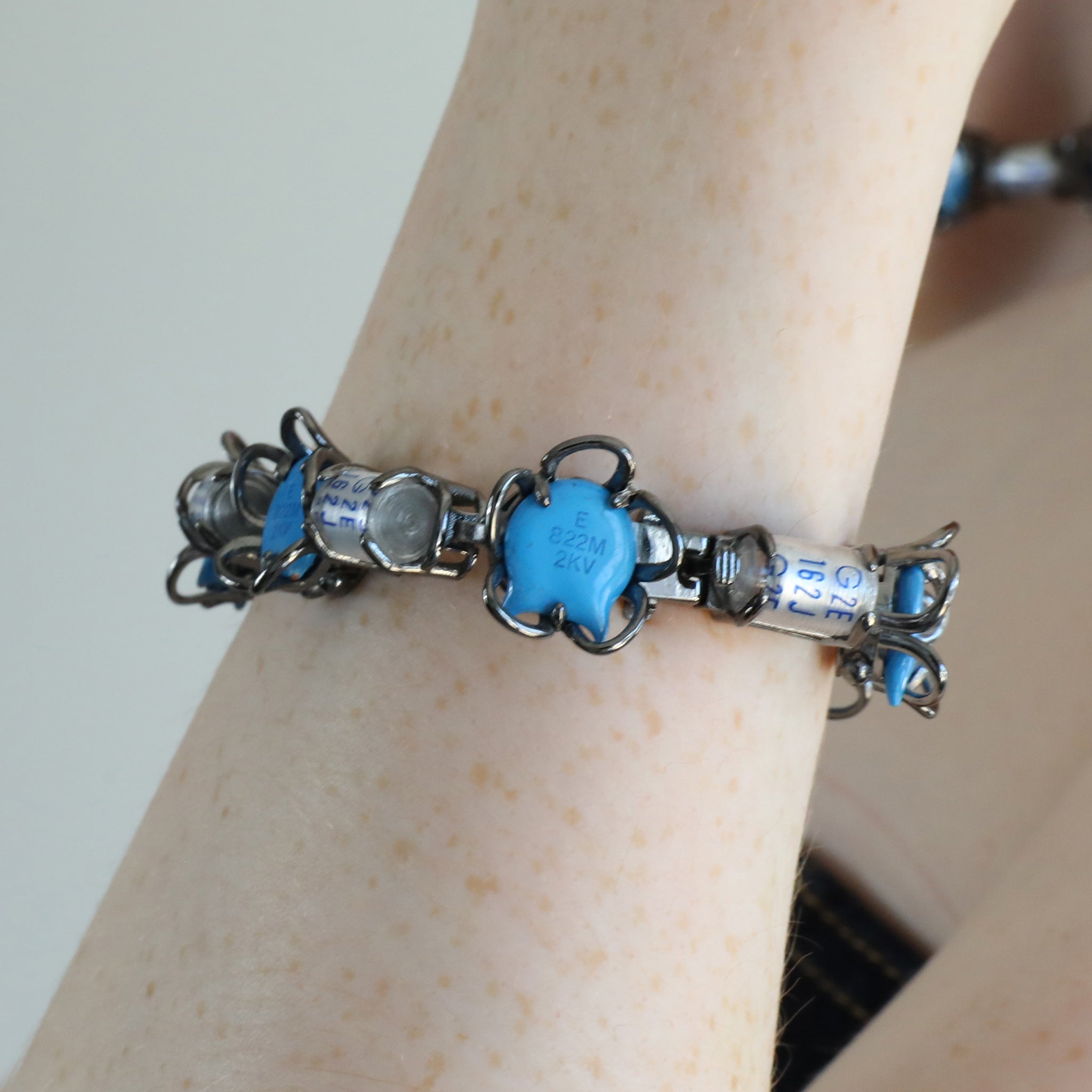 Airy Signs Recycled Silver & E-Waste Bracelet